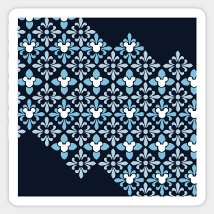 Indigo Hidden Character Pattern Sticker